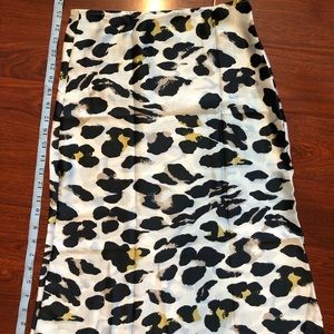 Animal prints satin skirts